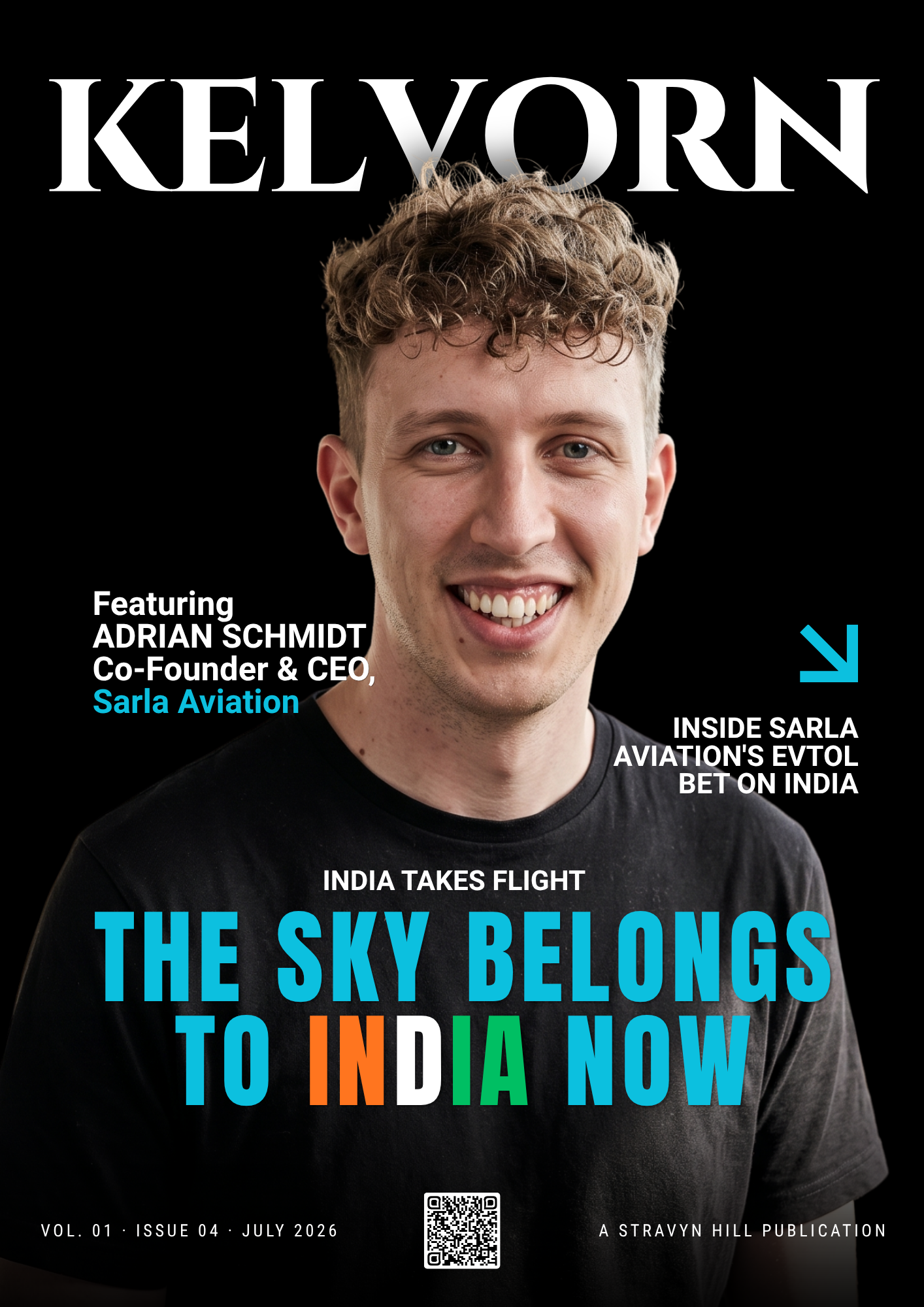 Adrian Schmidt, CEO of Sarla Aviation, is building India's first electric air taxi. Here's how a designer from Germany ended up here.
